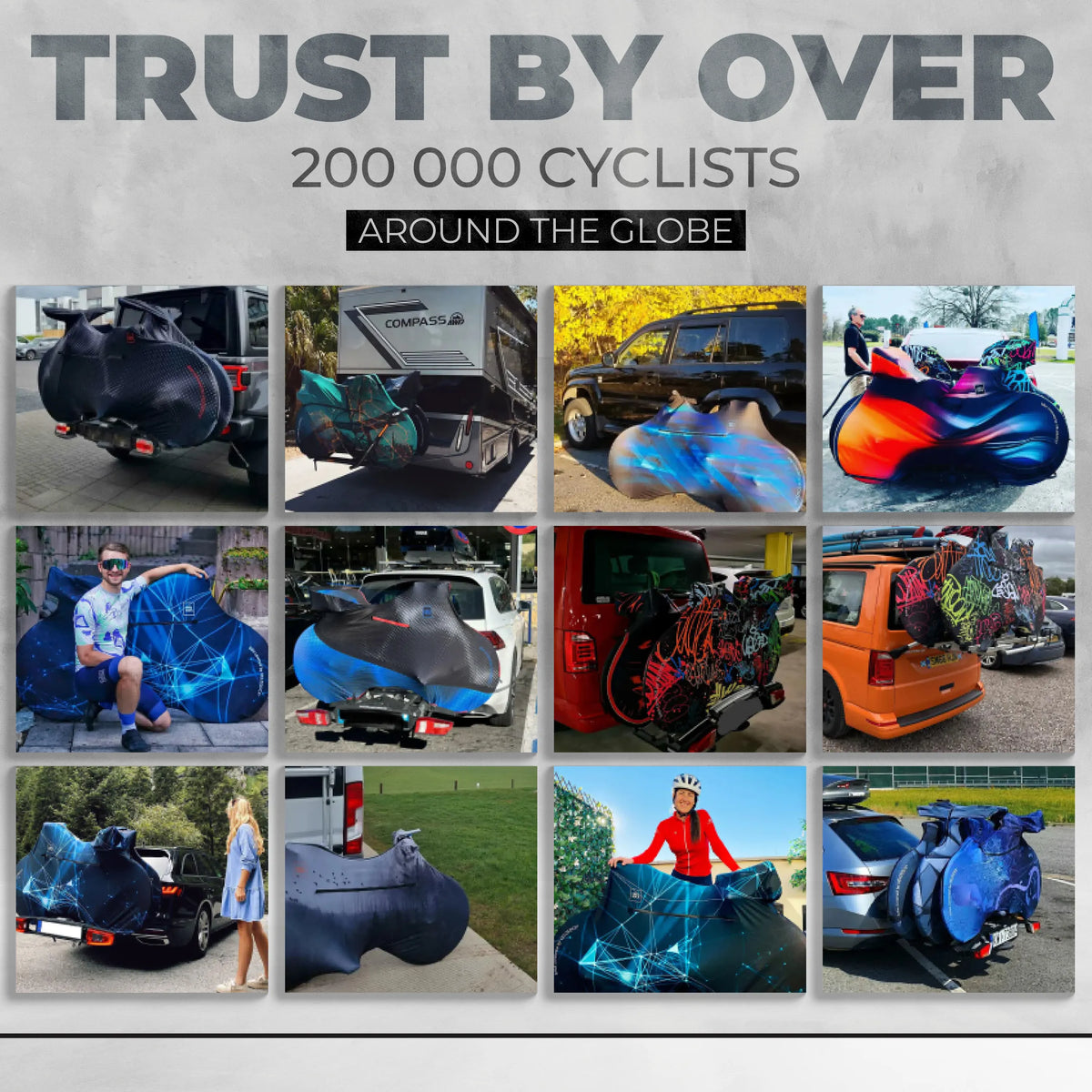 Motion Wave bike cover for bike racks – photo 10
