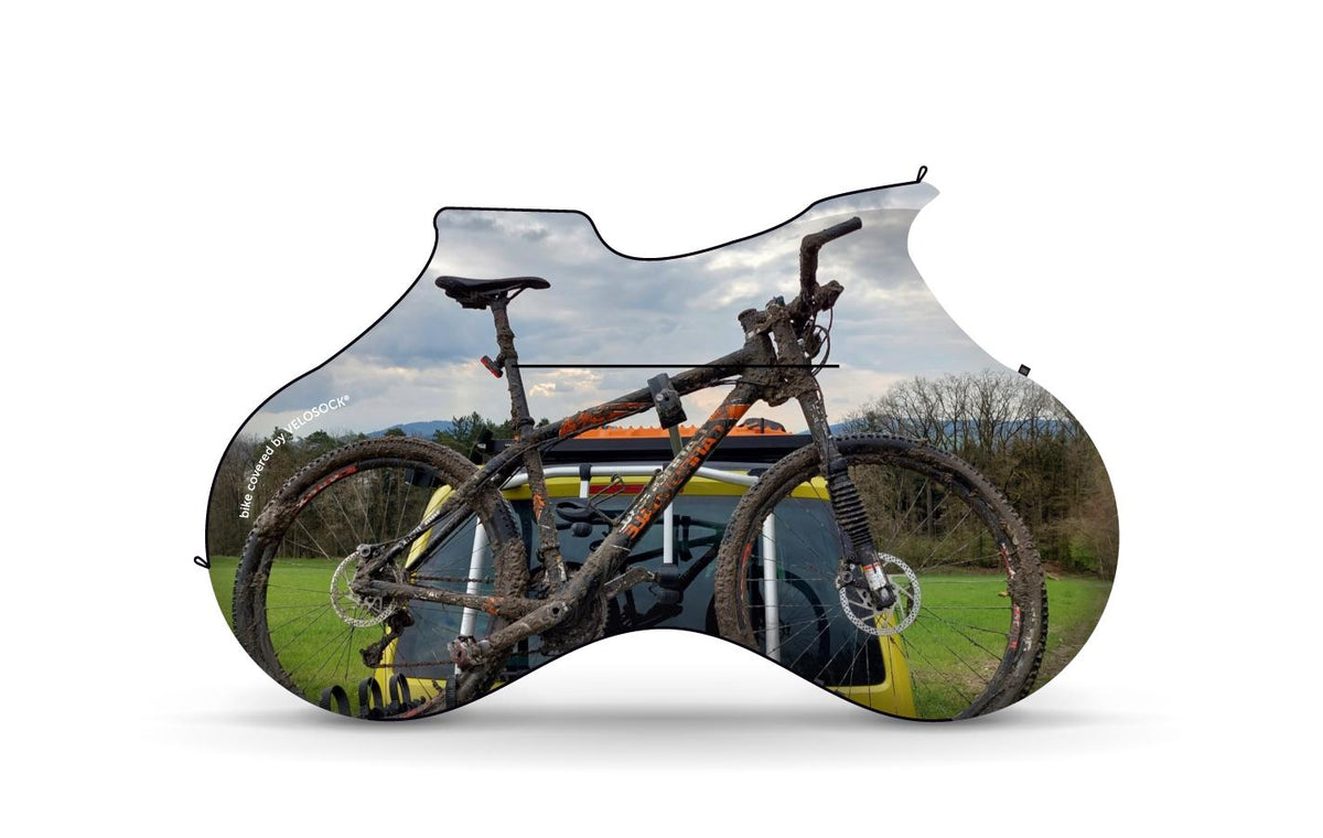 Custom velosock Full MTB XL cover bike cover for bike racks – photo 1