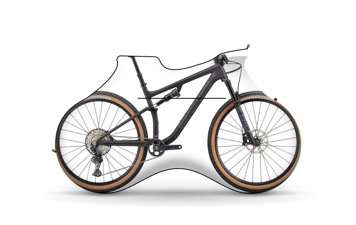 Custom velosock Full MTB XL cover bike cover for bike racks – photo 1