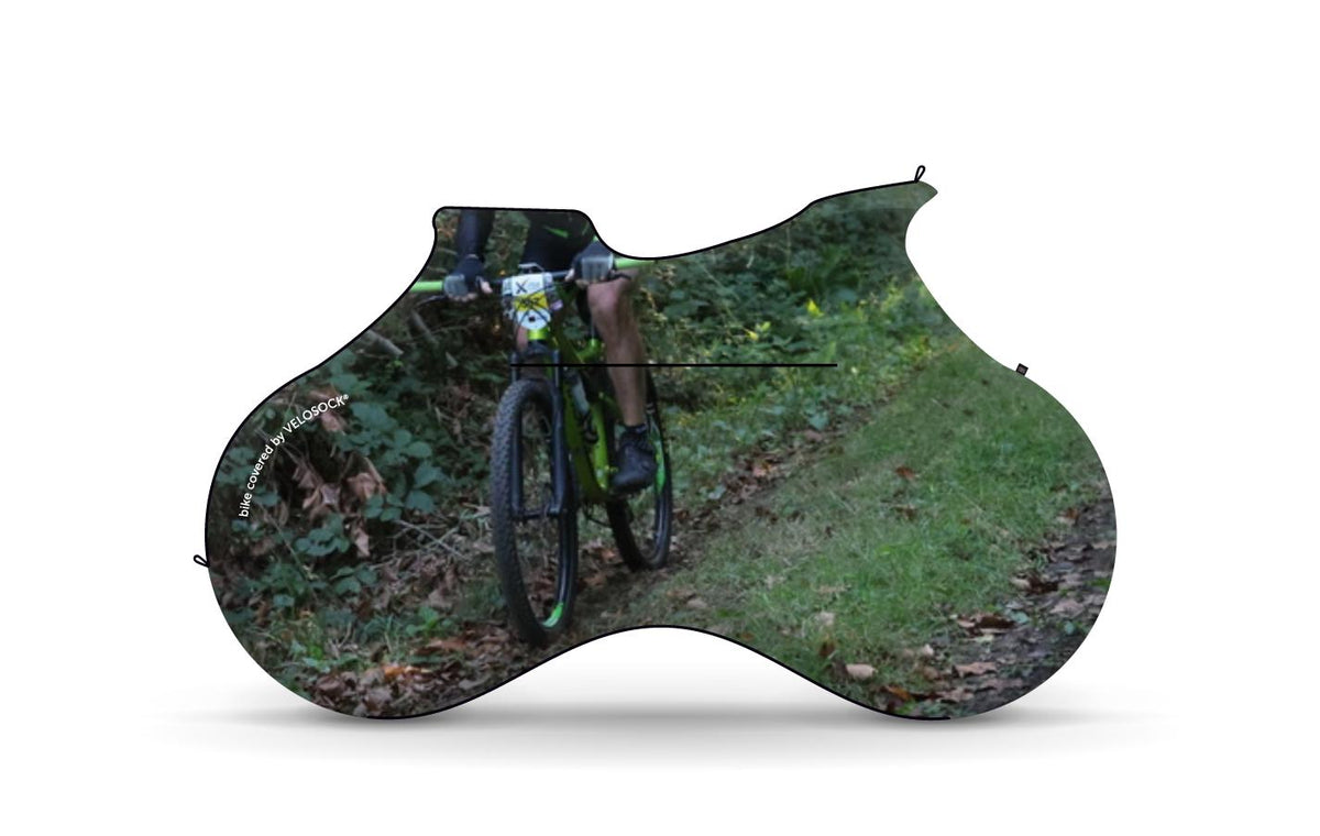 Custom velosock Full MTB XL cover bike cover for bike racks – photo 1