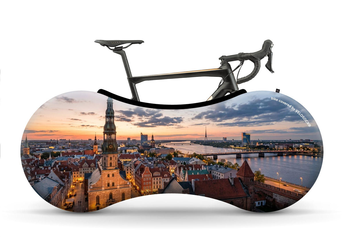 Custom velosock indoor bike cover for bike racks – photo 1