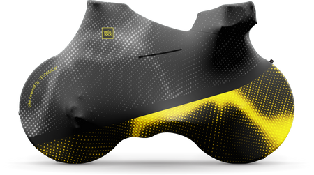 Carbon Yellow bike cover for bike racks – photo 1