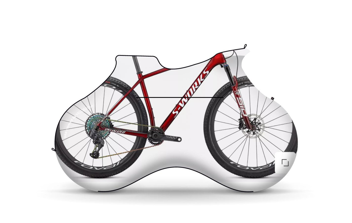 Custom velosock Full MTB XL cover - standard