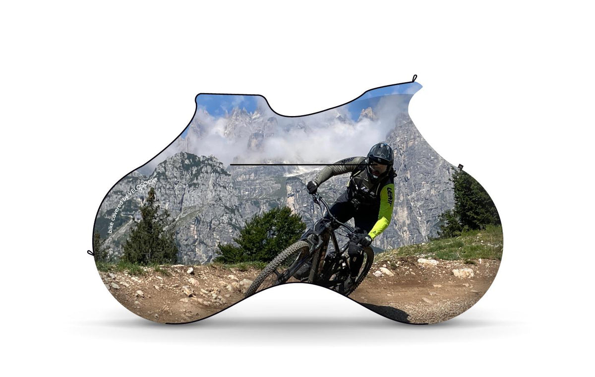 Custom velosock Full MTB XL cover bike cover for bike racks – photo 1
