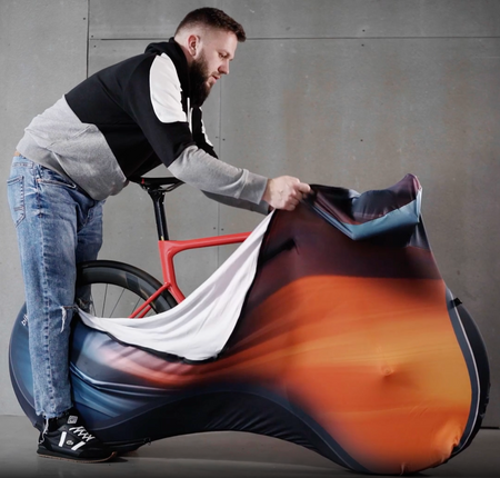 Motion Wave bike cover for bike racks – photo 11