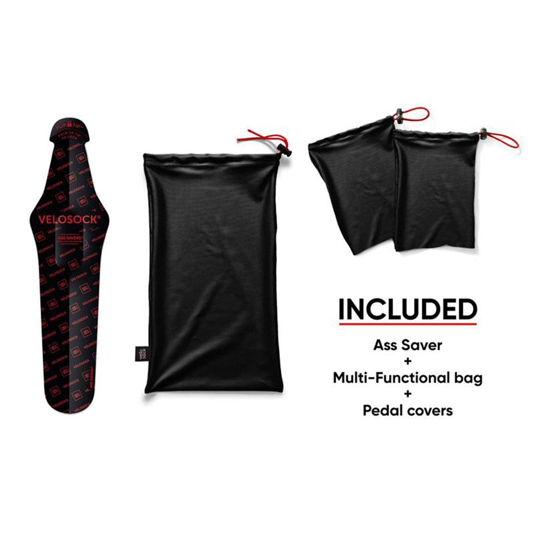 Full Bike Cover Black Edition - Red – Velosock Bike Covers