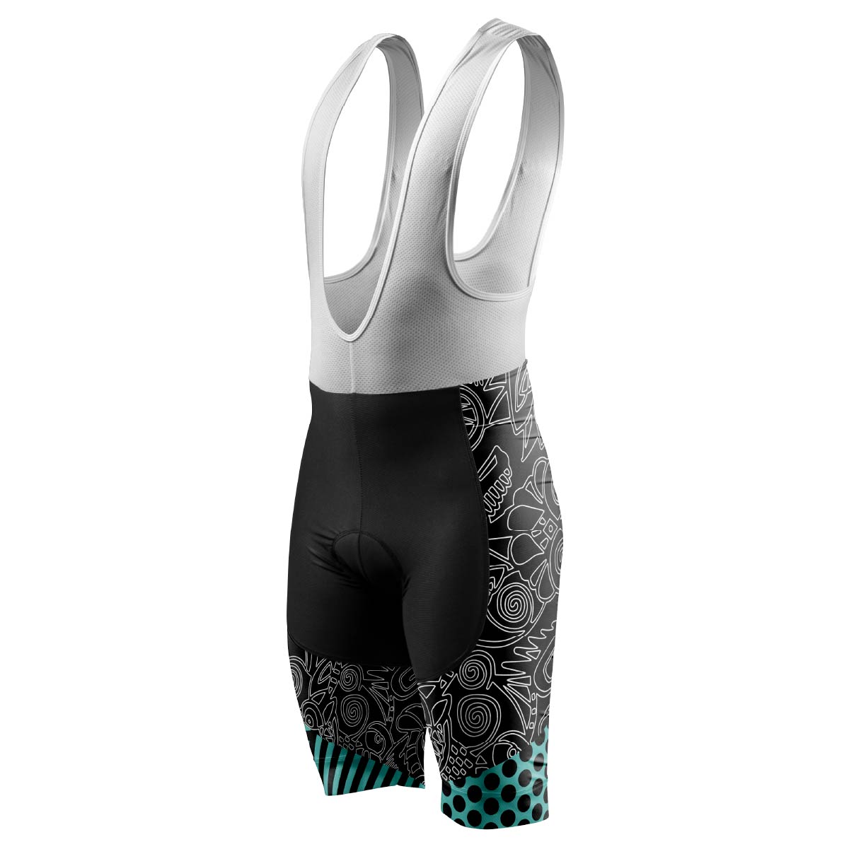 Men's bibshorts Polka lines