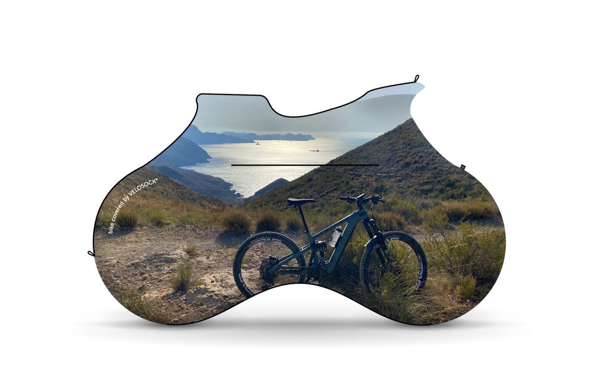 Custom velosock Full MTB XL cover bike cover for bike racks – photo 1